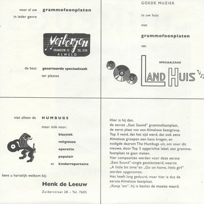 Humbugs - Go on home, little girl / A little bit time (Limited edition)
