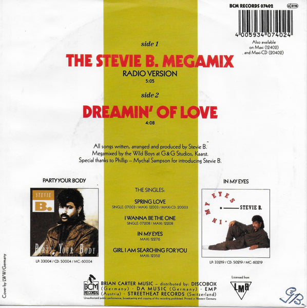 Stevie B. - The Stevie B. megamix