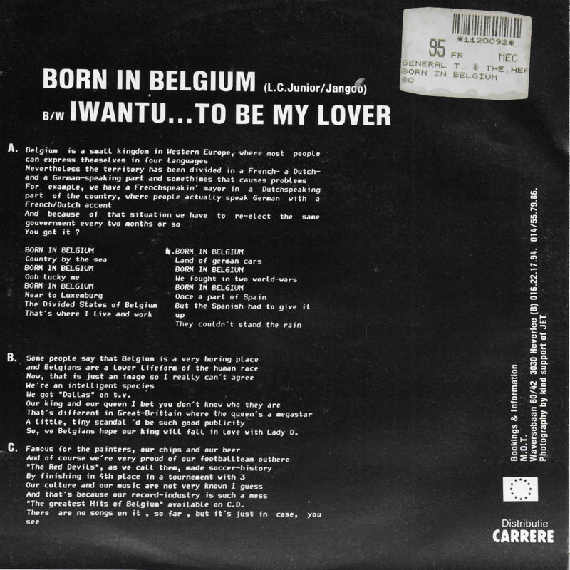 General T. & The Heart - Born in Belgium