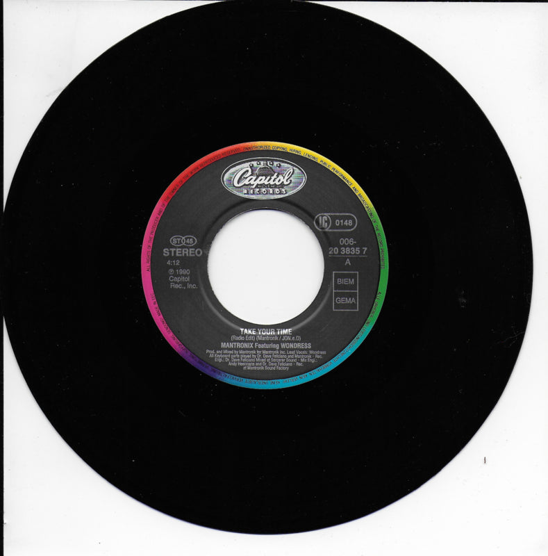 Mantronix feat. Wondress - Take your time