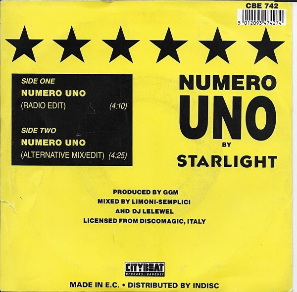 Starlight - Numero uno