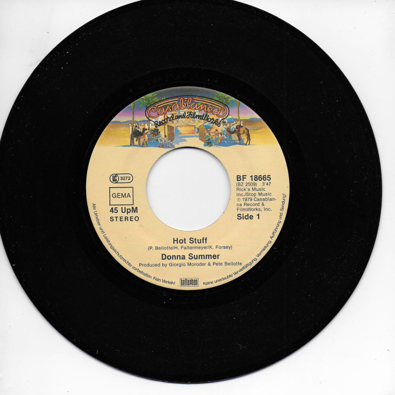 Donna Summer - Hot stuff (Duitse uitgave)