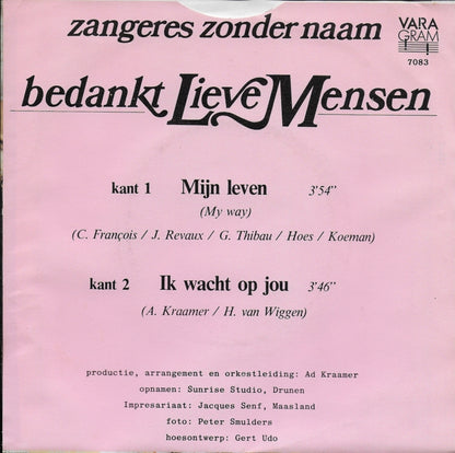 Zangeres Zonder Naam - Mijn leven (my way)