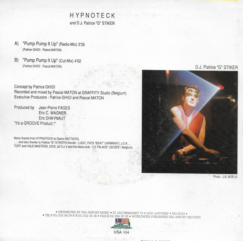 Hypnoteck and D.J. Patrice "G" Stiker - Pump pump it up