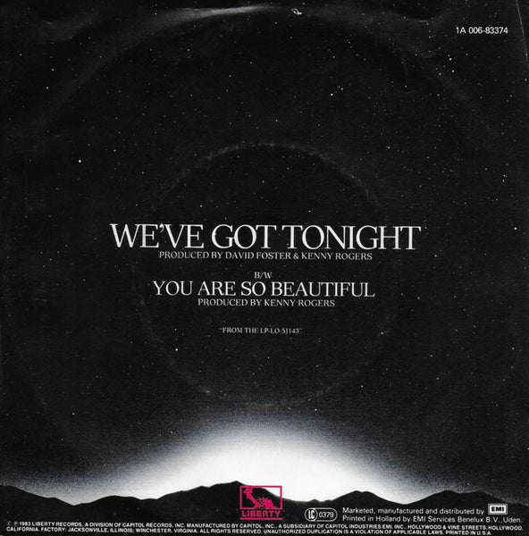 Kenny Rogers & Sheena Easton - We've got tonight