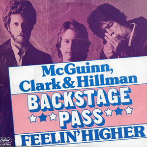 McGuinn, Clark & Hillman - Backstage pass