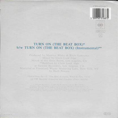 Earth, Wind & Fire - Turn on (the beat box)
