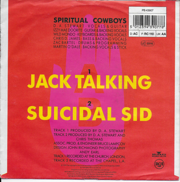 Dave Stewart and The Spiritual Cowboys - Jack talking