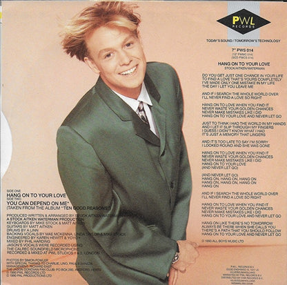 Jason Donovan - Hang on to your love