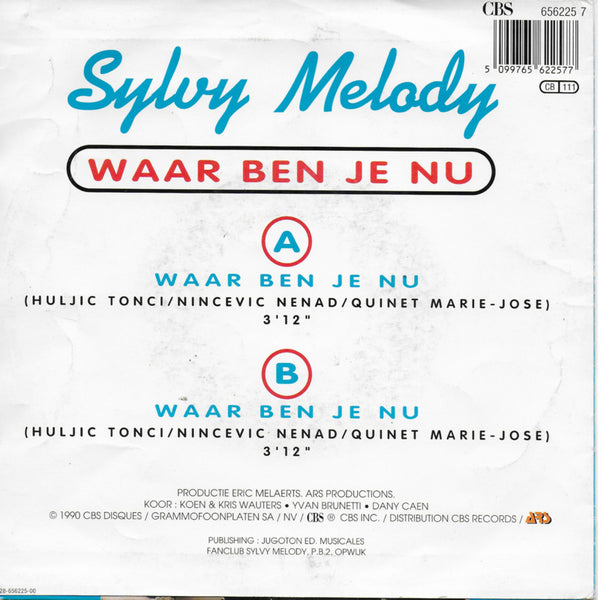 Silvy Melody - Waar ben je nu