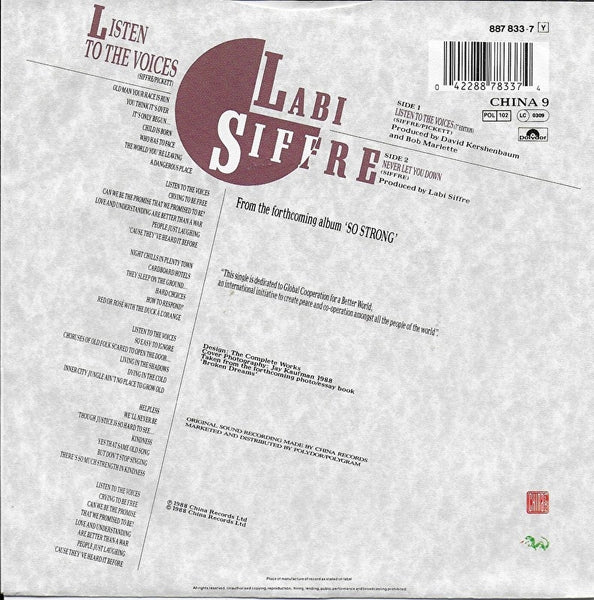Labi Siffre - Listen to the voices