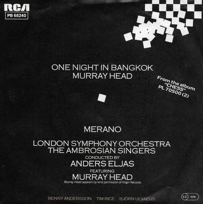 Murray Head - One night in Bangkok (Duitse uitgave)