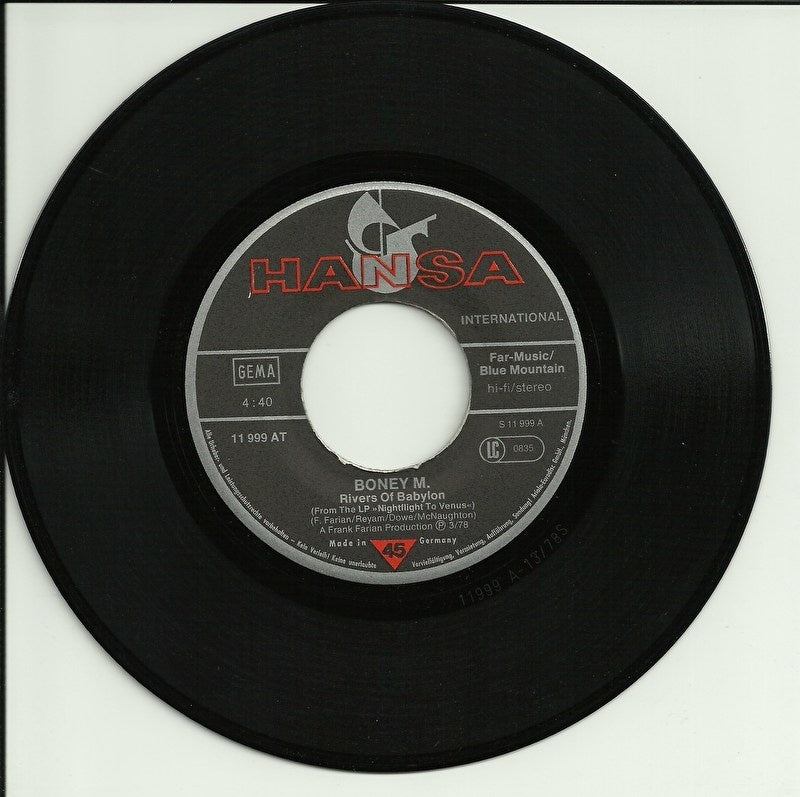 Boney M - Rivers of Babylon (Duitse uitgave)