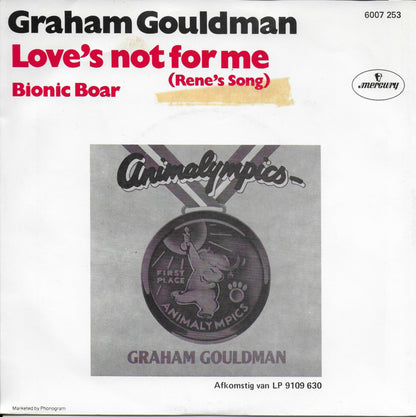 Graham Gouldman - Love's not for me (Rene's song)