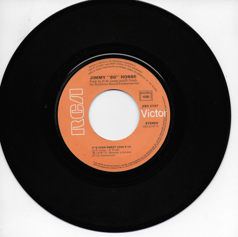 Jimmy "Bo" Horne - It's your sweet love (Franse uitgave)