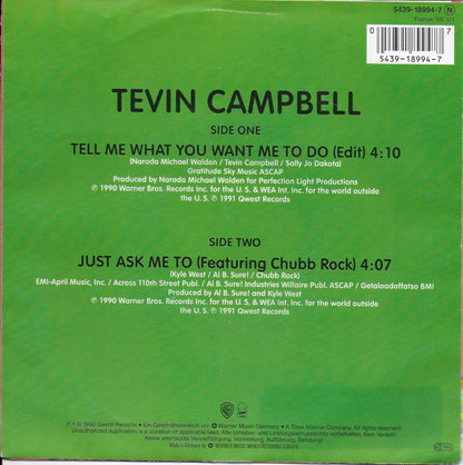 Tevin Campbell - Tell me what you want me to do
