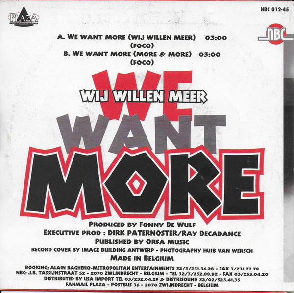 Plaza - We want more (wij willen meer)