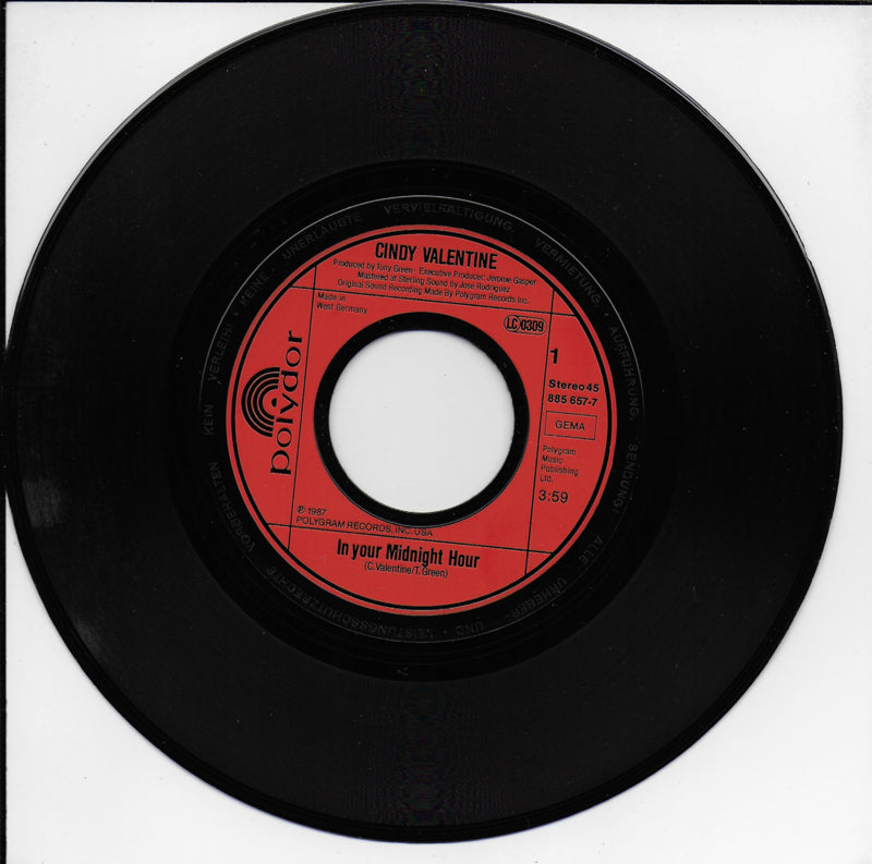 Cindy Valentine - In your midnight hour