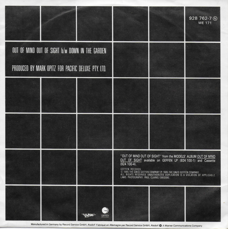Models - Out of mind out of sight