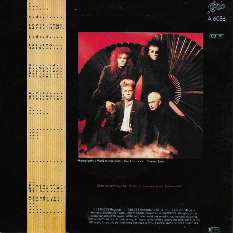 Dead or Alive - Lover come back to me