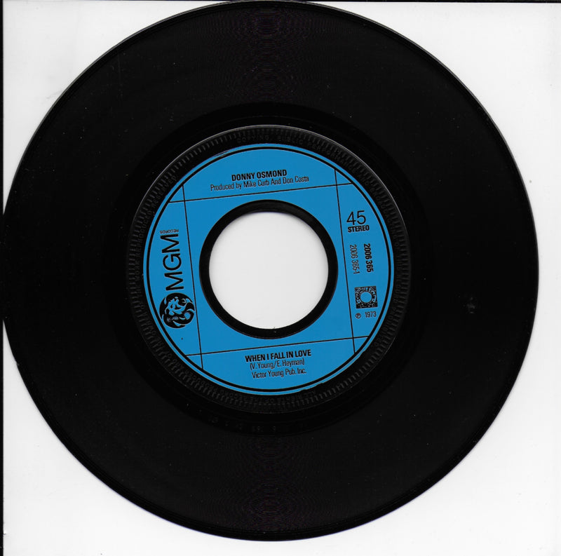 Donny Osmond - When i fall in love