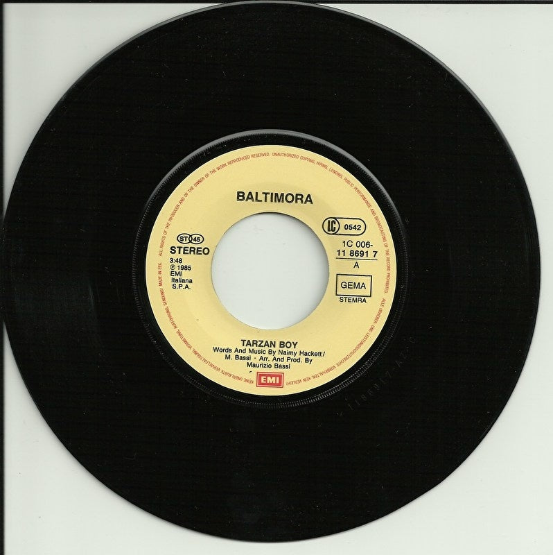 Baltimora - Tarzan boy