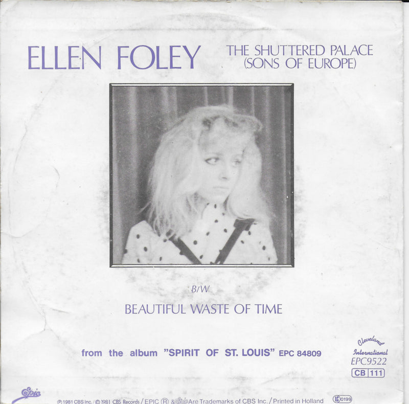 Ellen Foley - The shuttered palace (sons of Europe)