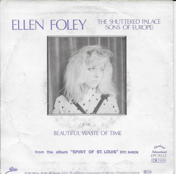 Ellen Foley - The shuttered palace (sons of Europe)