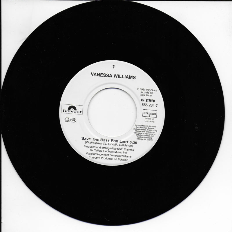 Vanessa Williams - Save the best for last