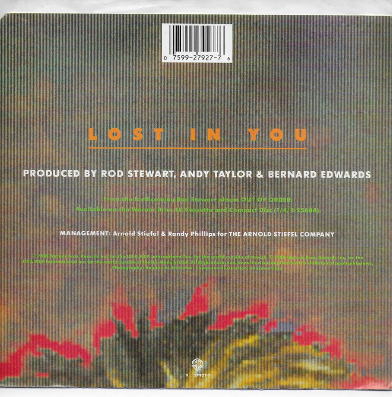 Rod Stewart - Lost in you (Amerikaanse uitgave)
