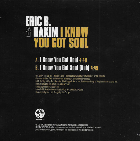 Eric B. & Rakim - I know you got soul (vocal/dub)