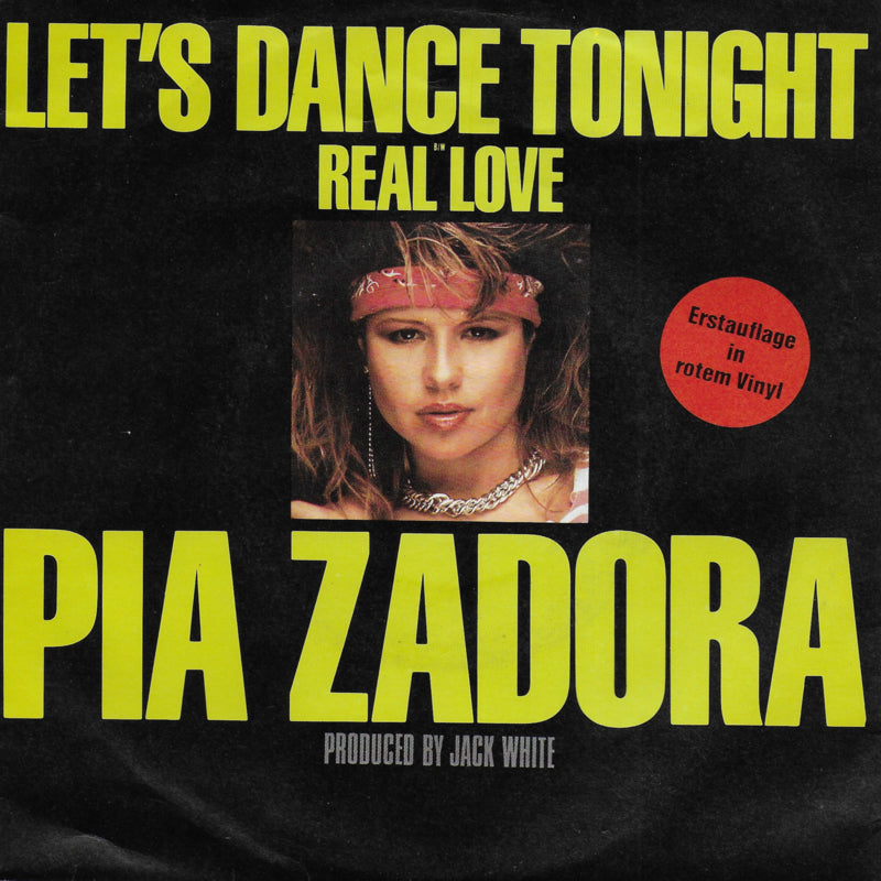 Pia Zadora - Let's dance tonight (Duitse uitgave) (rood vinyl)