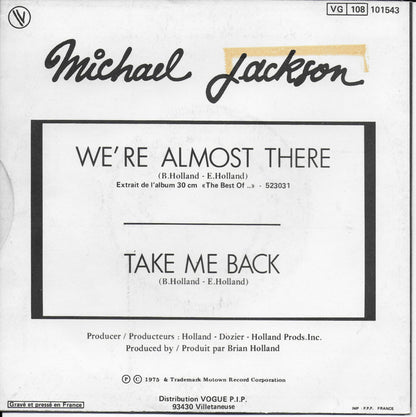 Michael Jackson - We're almost there