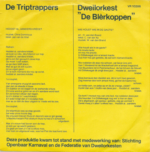 Triptrappers - Heddet al, aanders kredet