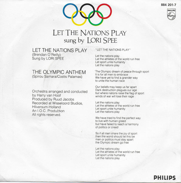 Lori Spee - Let the nations play