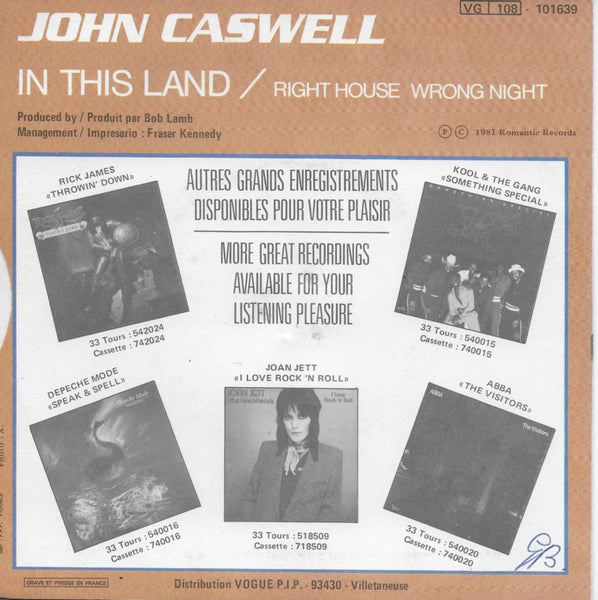 John Caswell - In this land