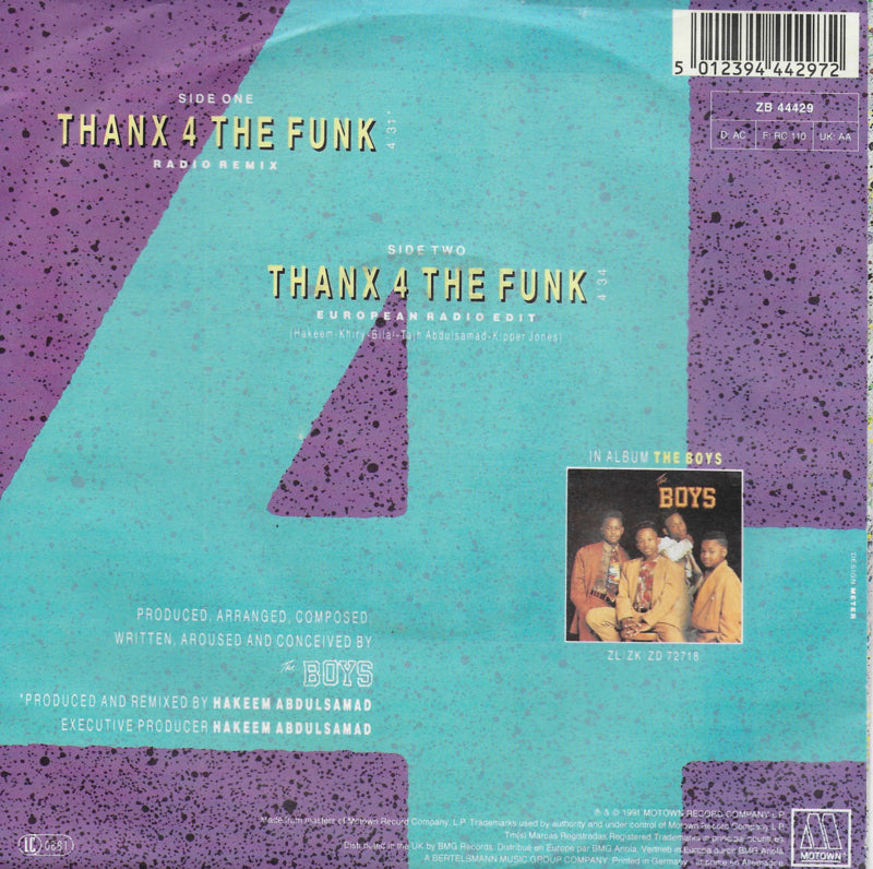 Boys - Thanx 4 the funk