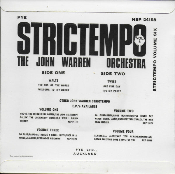 John Warren Orchestra - Strictempo volume 6