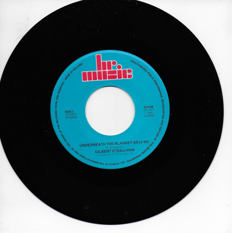 Gilbert O'Sullivan - Nothing rhymed / Underneath the blanket go