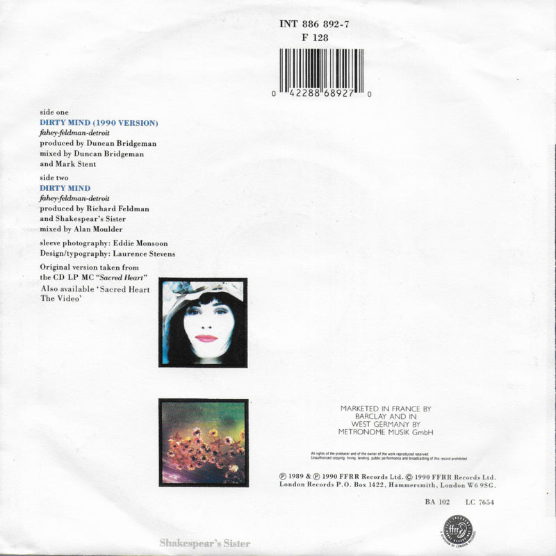 Shakespear's Sister - Dirty mind