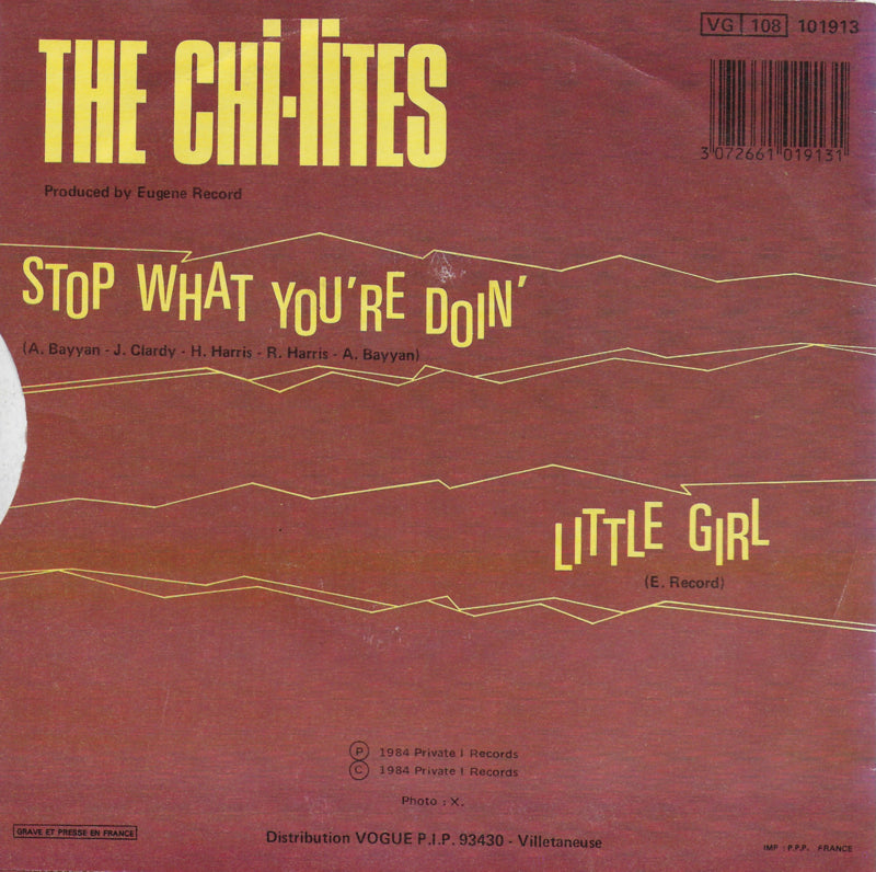 Chi-Lites - Stop what you're doin'