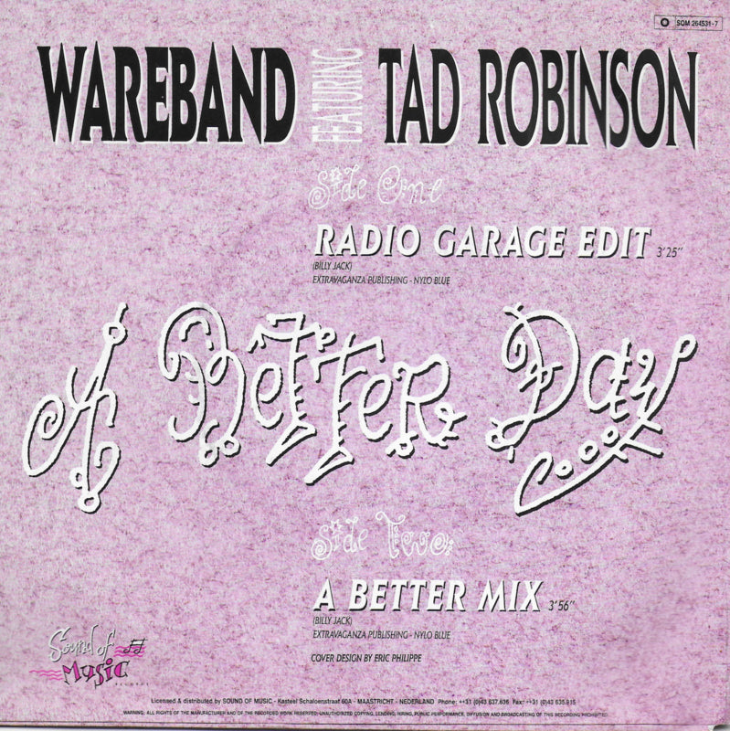 Wareband feat. Tad Robinson - A better day