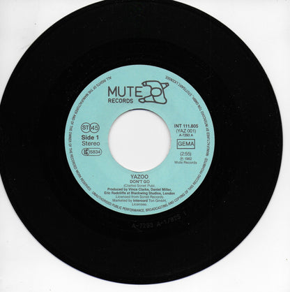 Yazoo - Don't go (Duitse uitgave)