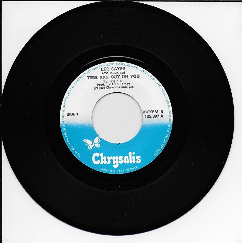 Leo Sayer - Time ran out on you