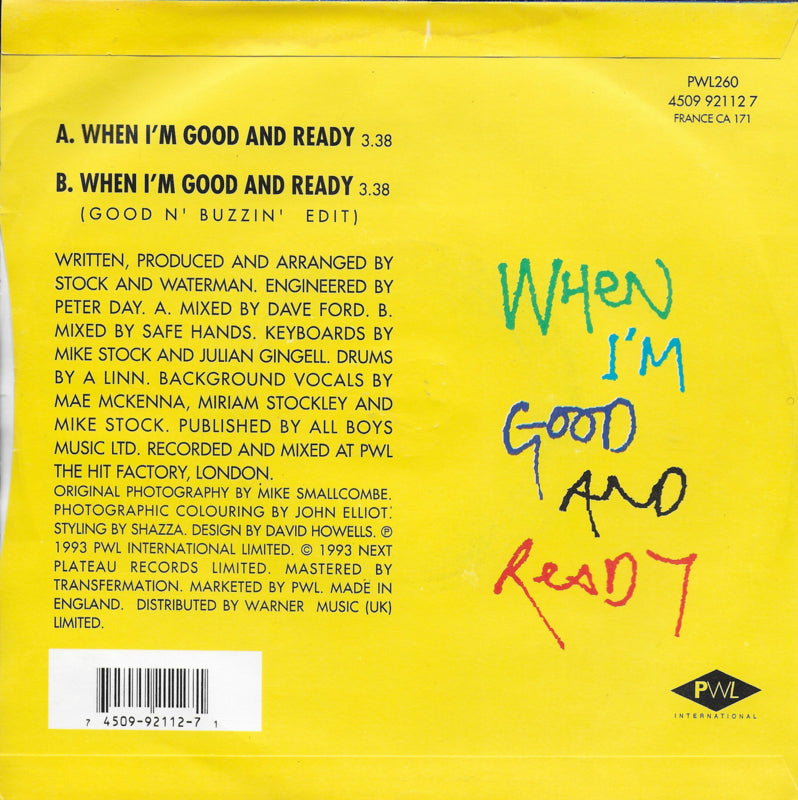 Sybil - When i'm good and ready