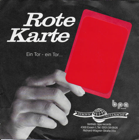 Zerovic Nullnacht - Rote karte