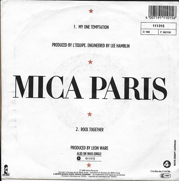 Mica Paris - My one temptation
