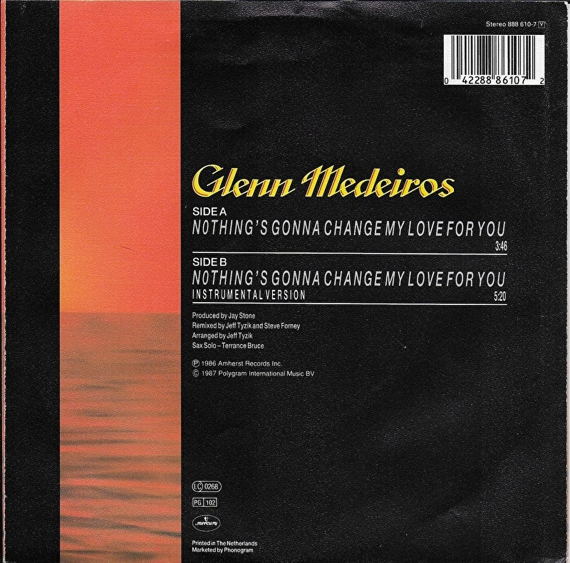 Glenn Medeiros - Nothing's gonna change my love for you