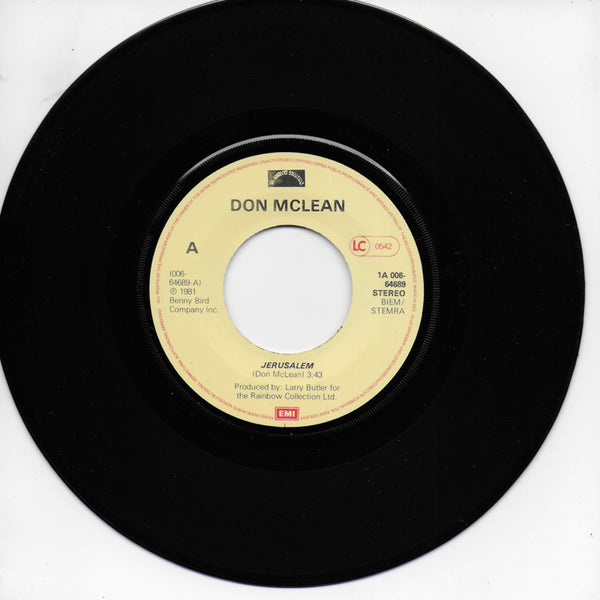 Don McClean - Jerusalem