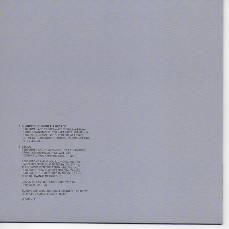 Pet Shop Boys - Burning the heather